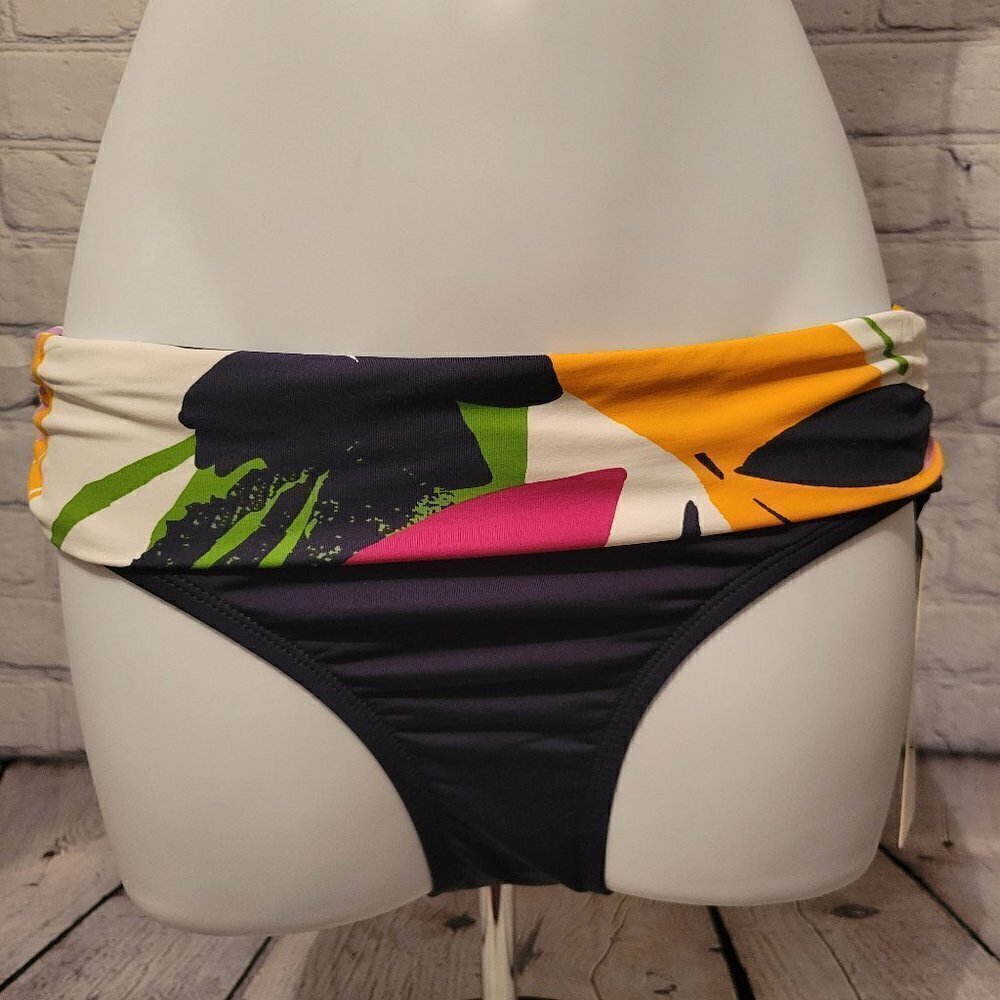 Anne Cole Floral-Printed Fold-Over Bikini Bottoms